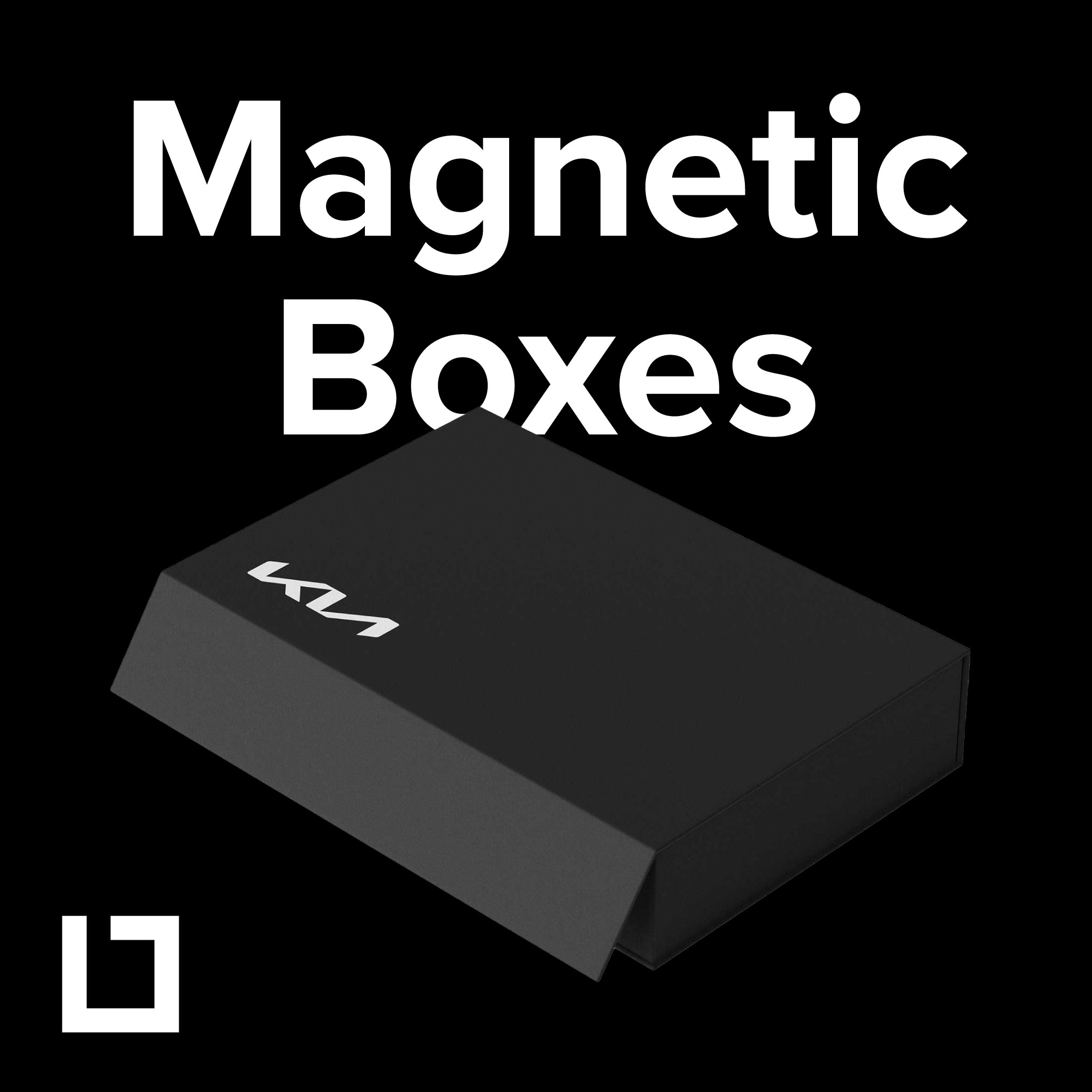 Printed magnetic boxes